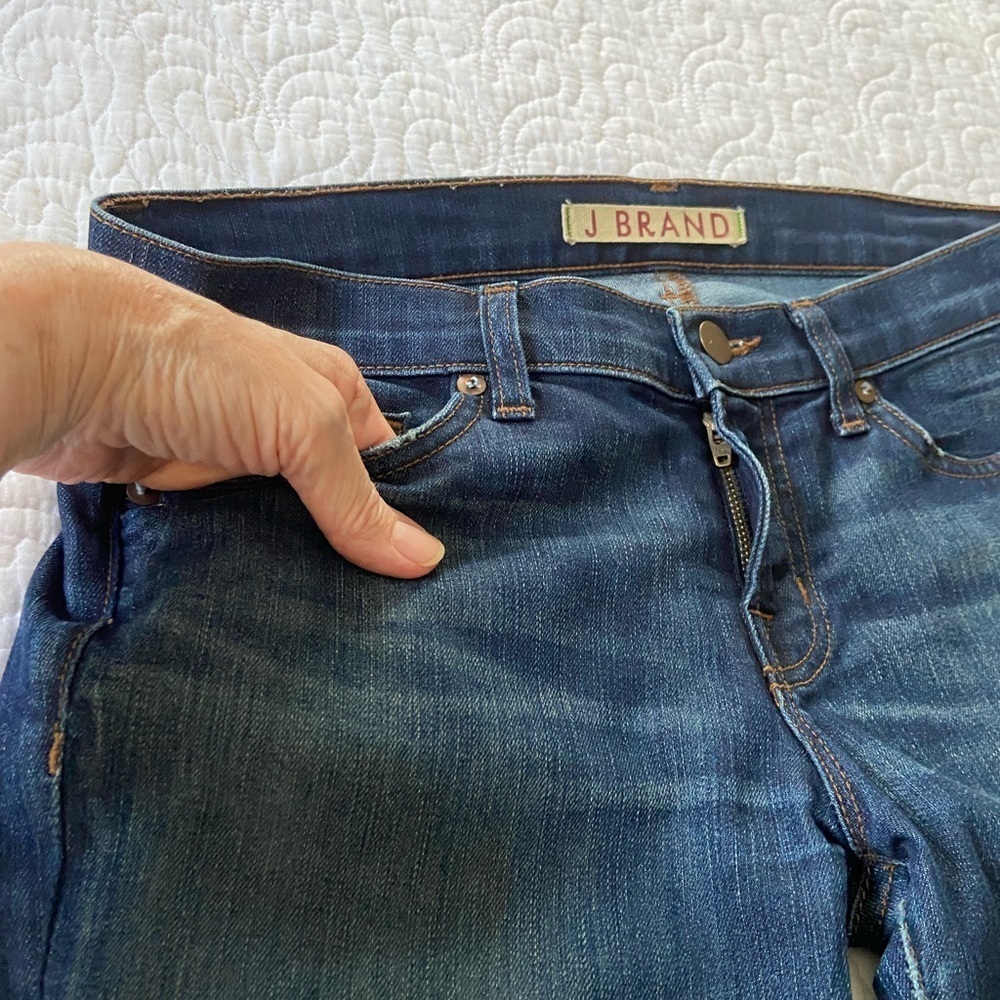 J Brand Low Rise Pencil Leg Jeans Minimalist Rock Punk Preppy Classic Normcore - Picture 8 of 12